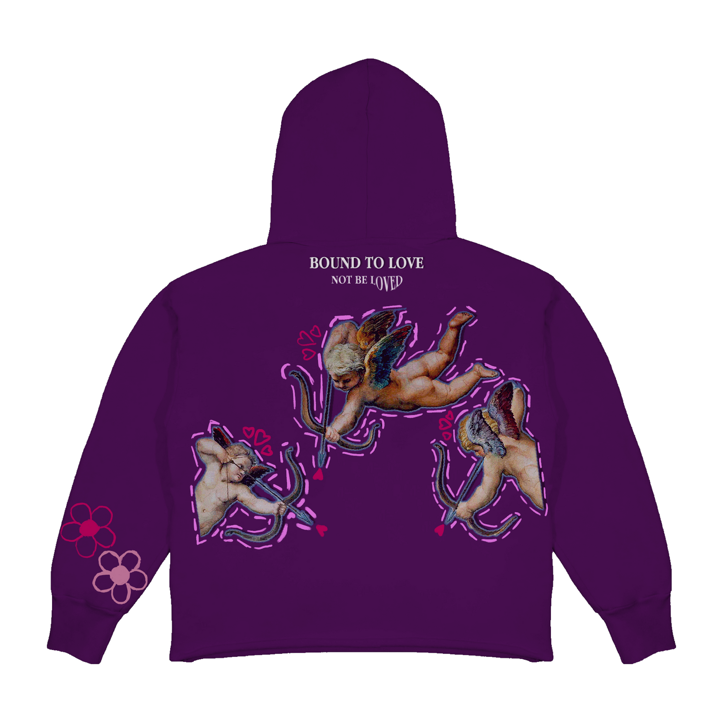 SRK Oversized "Cupids" Hoodie Purple