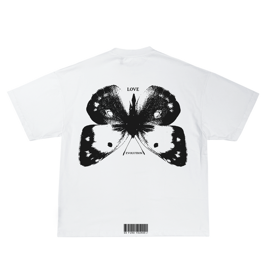 SRK Boxed "Butterfly" T-Shirt White
